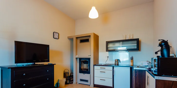 Pobyt s privátnym wellness pri Bešeňovej pre páry aj rodiny v apartmánoch Katov Dvor