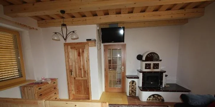Relaxačný pobyt v apartmánoch na Liptove pre páry alebo rodiny s deťmi s mini wellness a záhradou