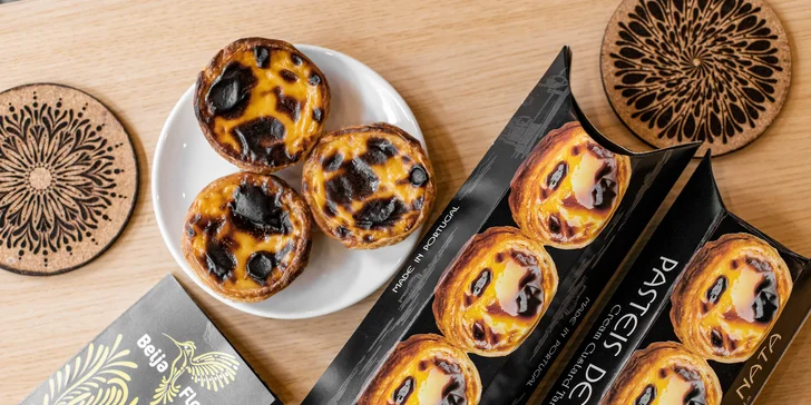 Portugalské pochúťky a kvalitná káva - Pastel de nata, Tosta mista, Sopa do dia alebo Quiche