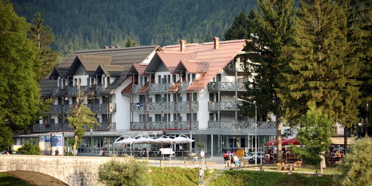 Wellness pobyt pri slovinskom jazere Bohinj s raňajkami alebo polpenziou pre pár