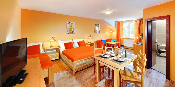 Priestranné apartmány a rodinné štúdiá v srdci krásnej Tatranskej Lomnice