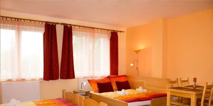 Priestranné apartmány a rodinné štúdiá v srdci krásnej Tatranskej Lomnice