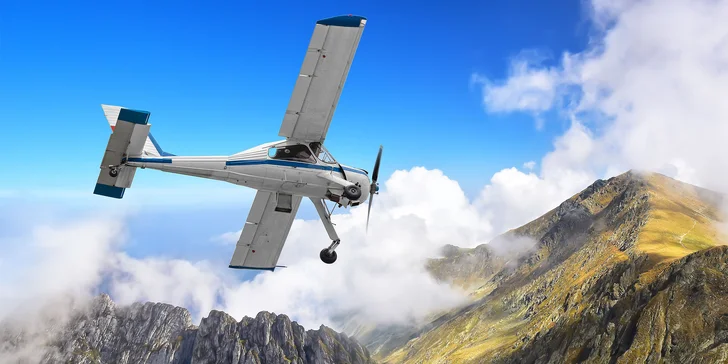 Vyhliadkové lety na lietadlách Cessna pre 1-3 osoby