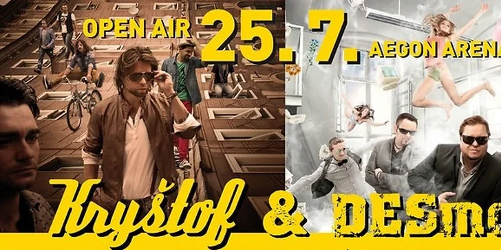 Vstupenka na dvojkoncert KRYŠTOF A DESMOD