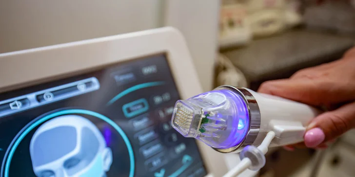 Laserová karbónová rejuvenizácia pleti či medicínska frakčná mikroihličková rádiofrekvencia s LED maskou