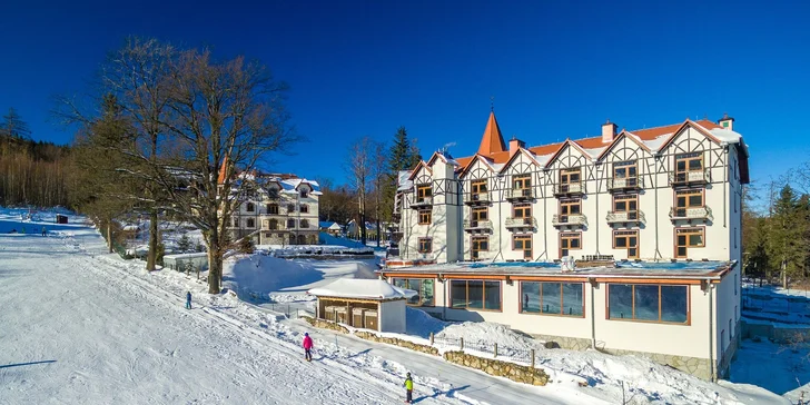 Pobyt v poľských Jizerkách pre páry a rodiny: wellness pobyt v rozprávkovom hoteli