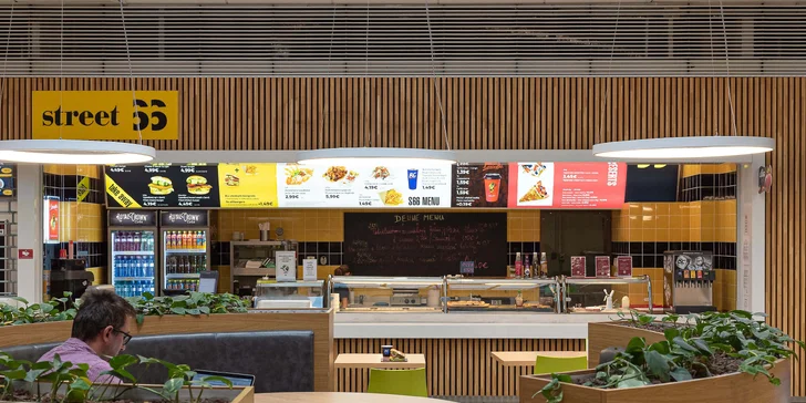 Burger, japonská palacinka alebo belgická vafľa + bezodný nápoj