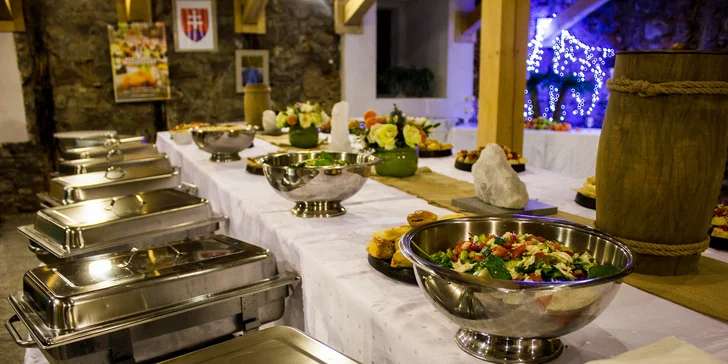 Kompletné cateringové menu na rôzne typy akcií