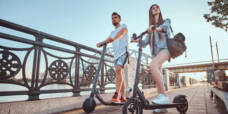 Požičanie elektrickej kolobežky alebo elektrického bicykla