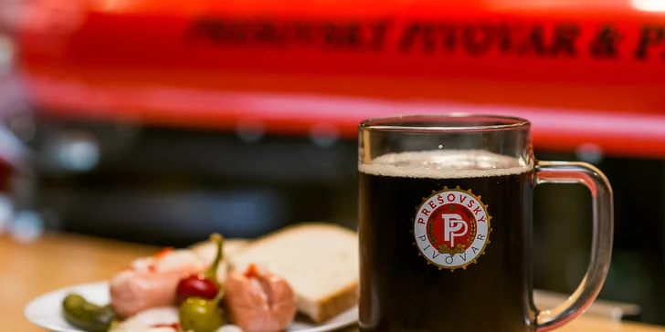 Kvalitné pivo, utopence či nakladaný hermelín v Prešovskej pivárni