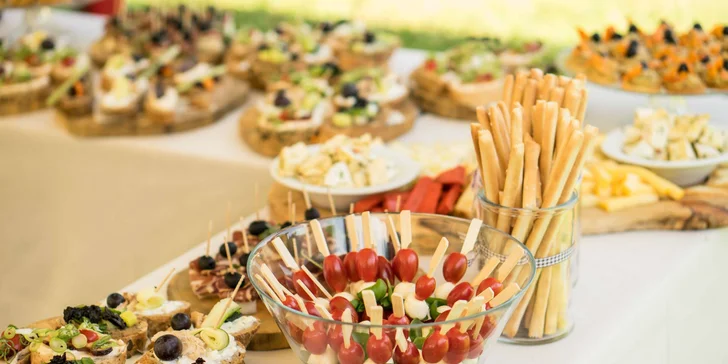 Kompletné cateringové menu na rôzne typy akcií