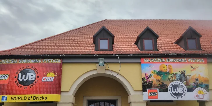 Vstupenka na LEGO výstavu WORLD OF BRICKS