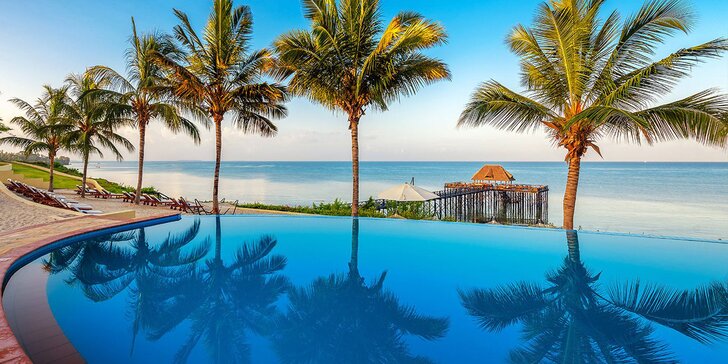 Prekrásny 5* rezort na Zanzibare: 6-12 nocí, all inclusive, 2 bazény a kúpele