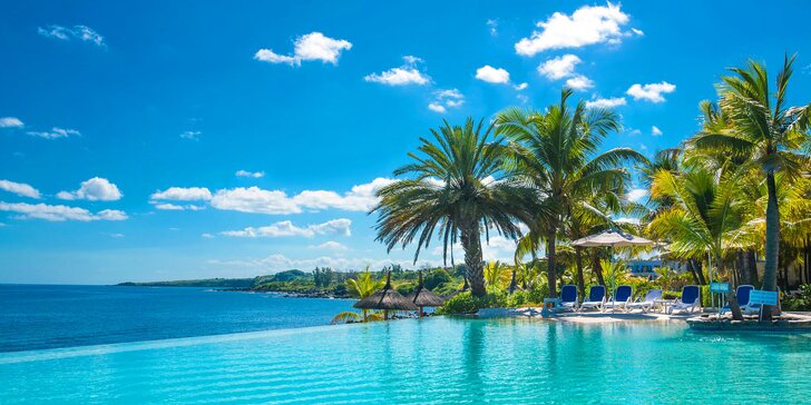 4* rezort na Mauríciu: 6-12 nocí, all inclusive, 2 bazény, priamo pri pláži