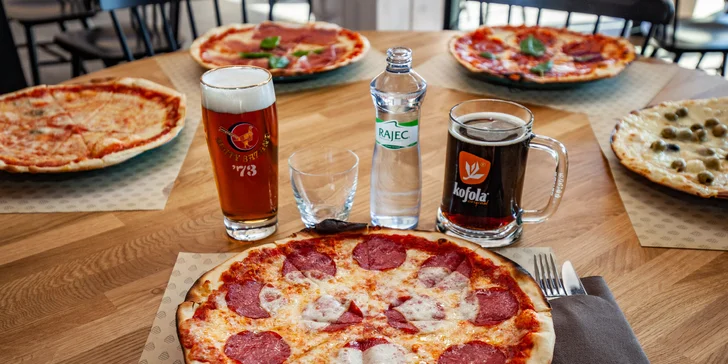 Vynikajúci burger či pizza s nápojom v novootvorenej reštaurácii Pinus