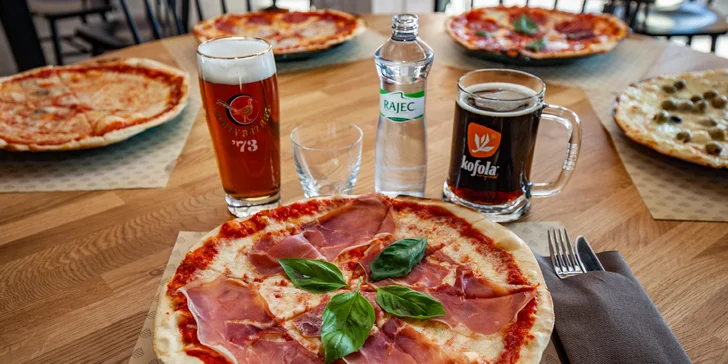Vynikajúci burger či pizza s nápojom v novootvorenej reštaurácii Pinus