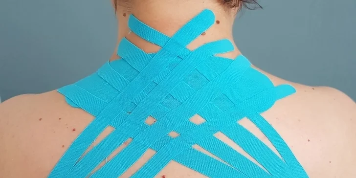 Rekondičná masáž dolných končatín alebo chrbta + tejping