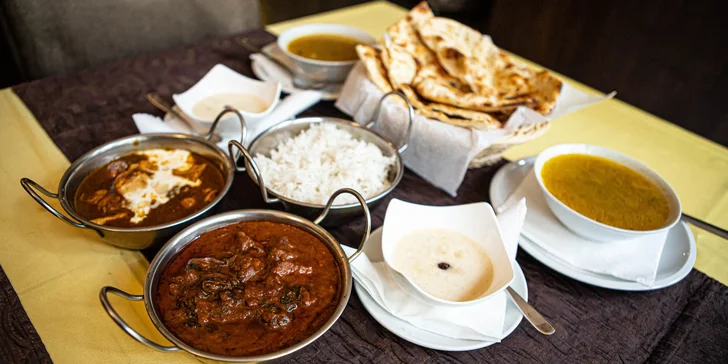 Indické menu Sindhu pre dvoch - aj pre vegetariánov a vegánov