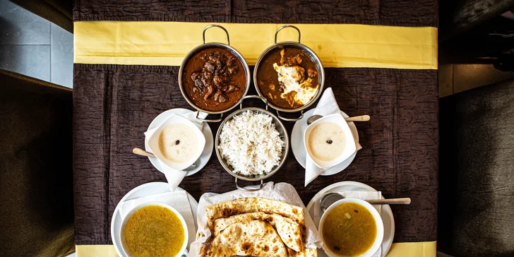 Indické menu pre dvoch - aj pre vegetariánov a vegánov