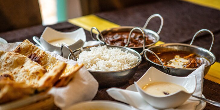 Indické menu pre dvoch - aj pre vegetariánov a vegánov
