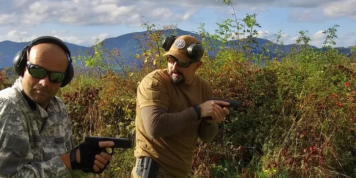 Jedinečný strelecký zážitok spojený s lekciou sebaobrany podľa systému Krav maga