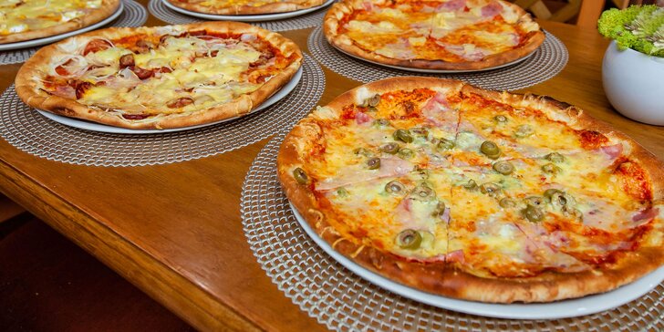 Pizza podľa vlastného výberu zo 7 druhov