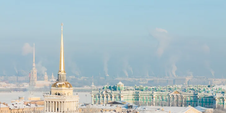 Vianočná Moskva alebo Petrohrad - ubytovanie, letenky a prehliadka centra so sprievodcom