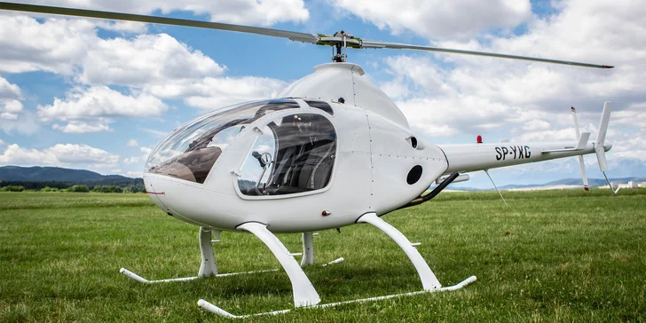 Vyhliadkový let americkým vrtuľníkom Robinson R22