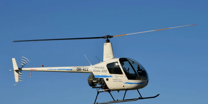 Vyhliadkový let americkým vrtuľníkom Robinson R22