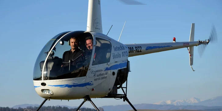 Vyhliadkový let americkým vrtuľníkom Robinson R22
