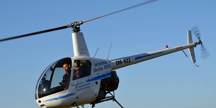 Vyhliadkový let americkým vrtuľníkom Robinson R22