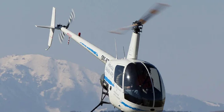Vyhliadkový let americkým vrtuľníkom Robinson R22