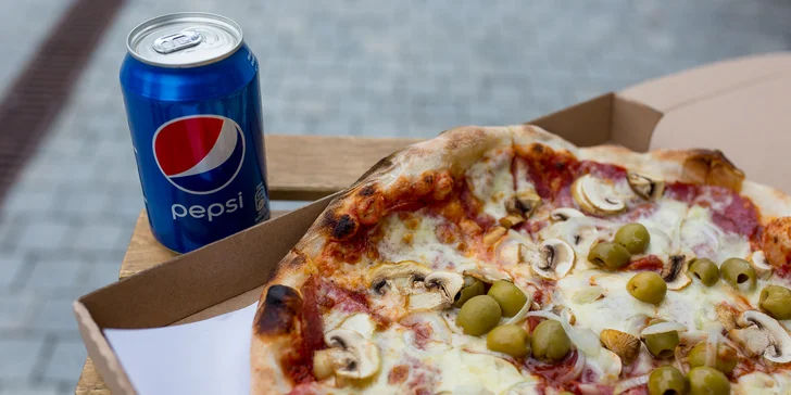 Pizza podľa vlastného výberu s donáškou