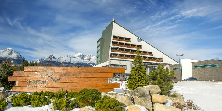 Exkluzívna dovolenka v hoteli HORIZONT Resort**** v Tatrách s neobmedzeným wellness + celodenným Aquacity Poprad