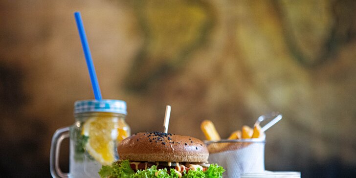 5 druhov skvelých burgerov s hranolčekmi a nápojom