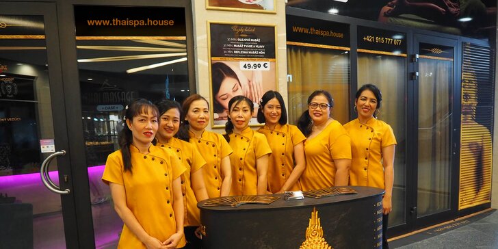 Balíček thajských masáží a darčekové poukazy