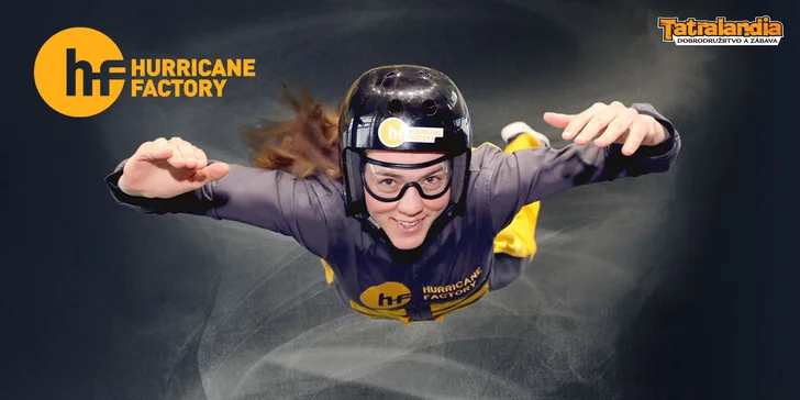 Vymeňte stereotyp za poriadny adrenalín a zalietajte si v Hurricane Factory!