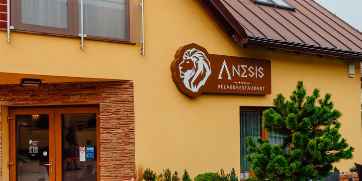 Moderný Penzión Anesis - výborná polpenzia, fínska sauna a super lokalita priamo pri Aquaparku Turčianske Teplice