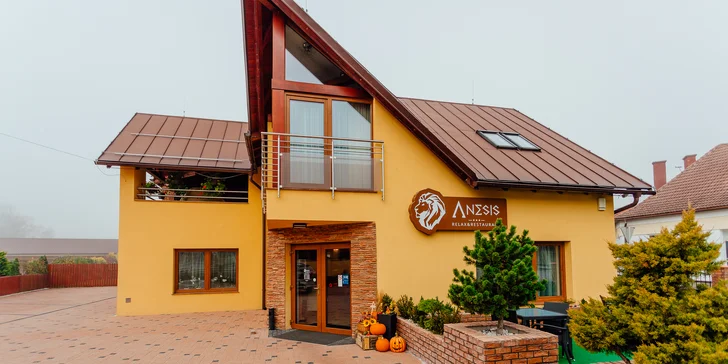 Moderný Penzión Anesis - výborná polpenzia, fínska sauna a super lokalita priamo pri Aquaparku Turčianske Teplice