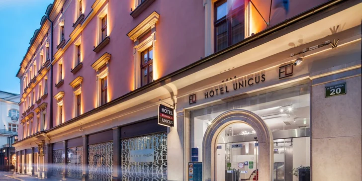 Luxusný hotel v historickom centre Krakova - fínska sauna, chutné raňajky alebo polpenzia