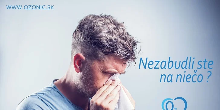 Dezinfekcia domácnosti ozónom + prevoňanie priestorov ako darček