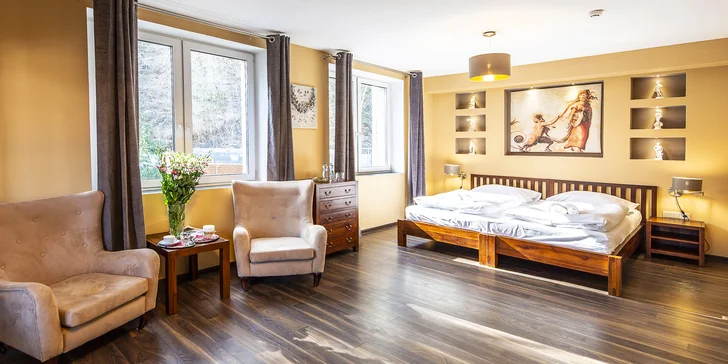 Pivovarský hotel v Beskydách: termálny kúpeľ v lese, pivné kúpele alebo wellness na izbe