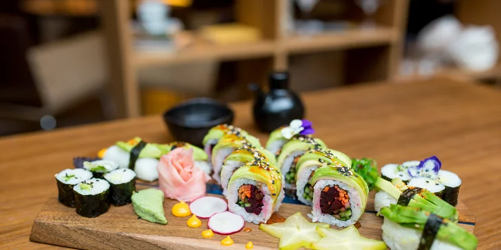 Veggie alebo special sushi sety z LOBBY BARU