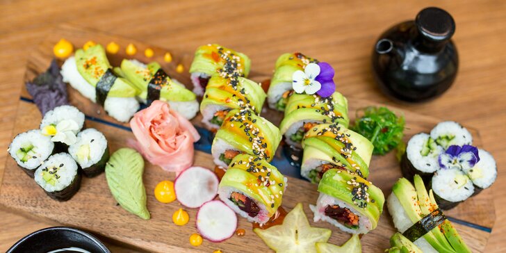 Veggie alebo special sushi sety z LOBBY BARU