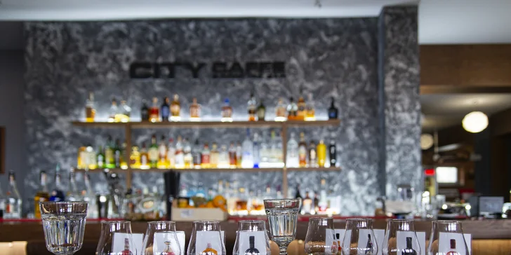 Degustácia rumov v City Caffe & Cocktail Bar