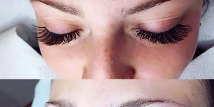 Luxusný pohľad s aplikáciou 3D až 7D mihalníc či trsov alebo poukaz