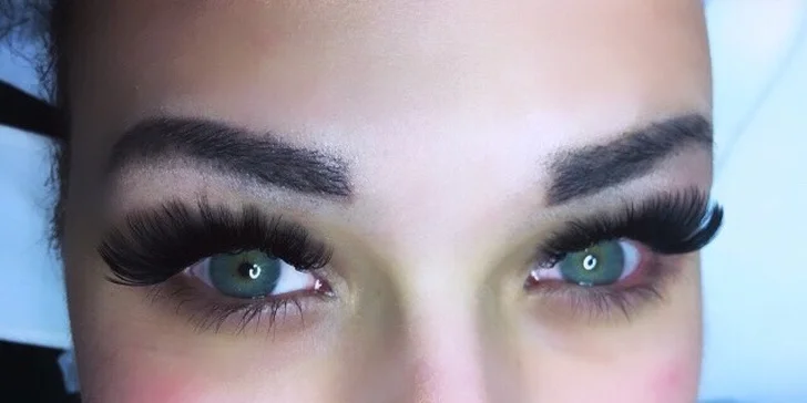 Luxusný pohľad s aplikáciou 3D až 7D mihalníc či trsov alebo poukaz