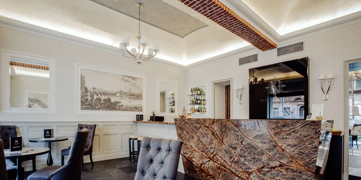 Romantika v centre Prahy - elegantný 4* hotel, komfortné ubytovanie a chutné raňajky