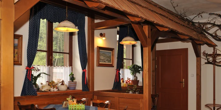 Čarovné Beskydy - rodinný penzión, chutné raňajky a privátna wellness zóna
