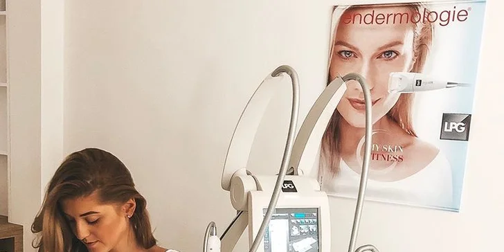Čistenie a masáž tváre či unikátna lift masáž pomocou prístroja LPG
